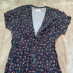 Marine Layer Women’s Floral Button Down Midi Dress